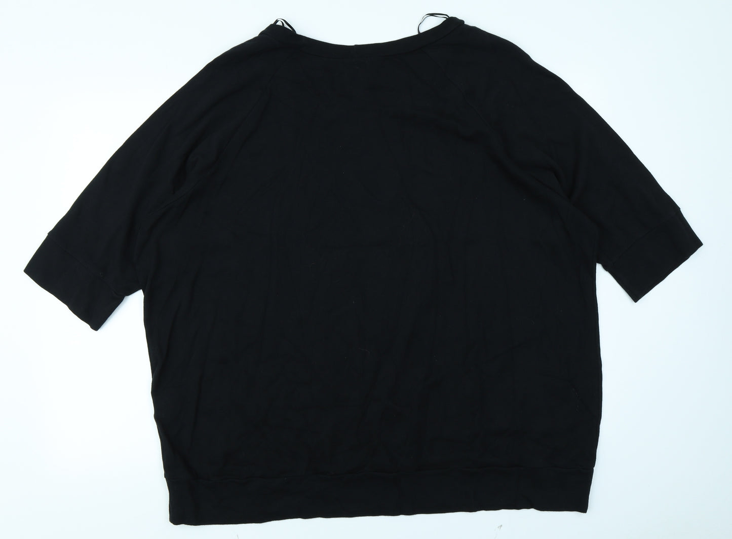 Yours Womens Black   Pullover Sweatshirt Size 26  - Christmas jumper