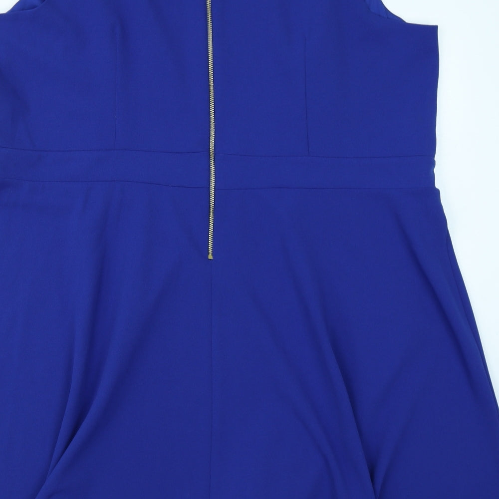 Dorothy Perkins Womens Blue   A-Line  Size 28