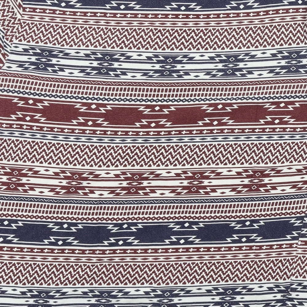 Cedar Wood State Mens Multicoloured Geometric   T-Shirt Size M