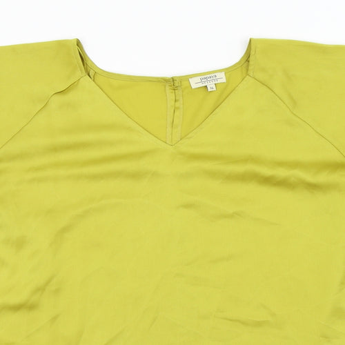 Papaya Womens Green   Basic Blouse Size 16