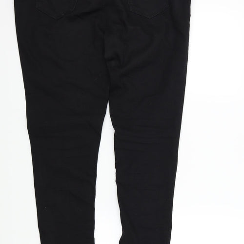 DENIM&CO Womens Black   Straight Jeans Size 16 L30 in