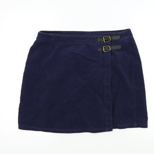 George Womens Blue   A-Line Skirt Size 14  - Wrap Around