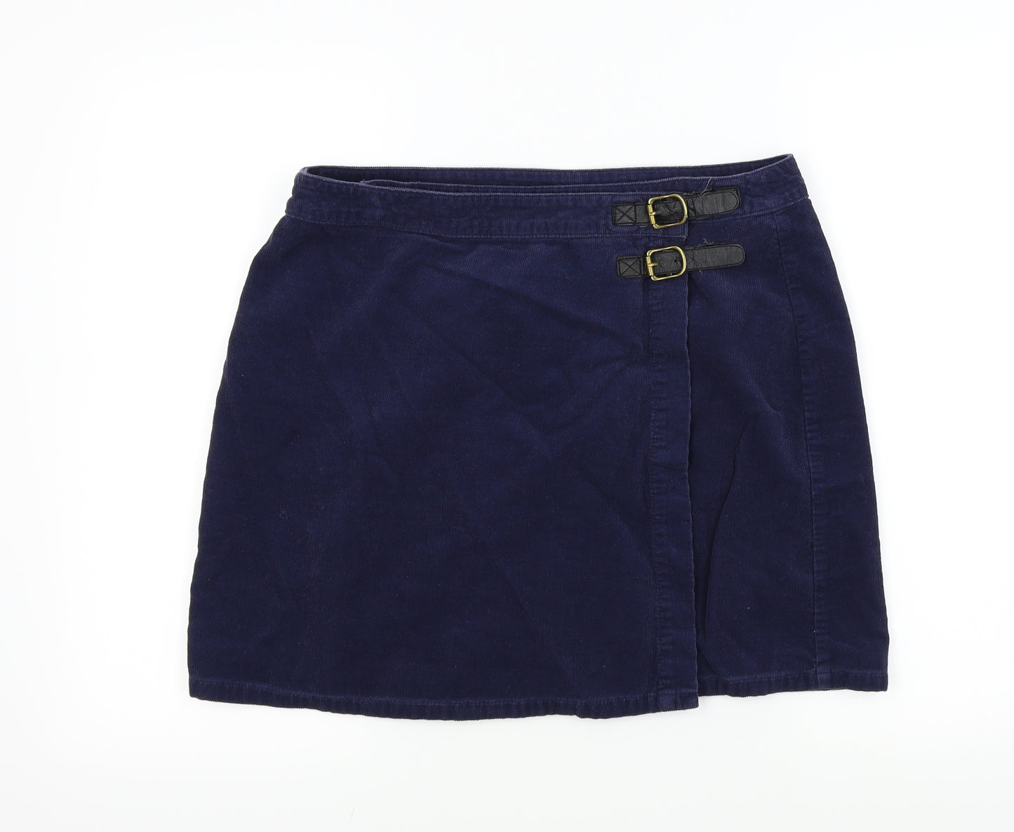 George Womens Blue   A-Line Skirt Size 14  - Wrap Around
