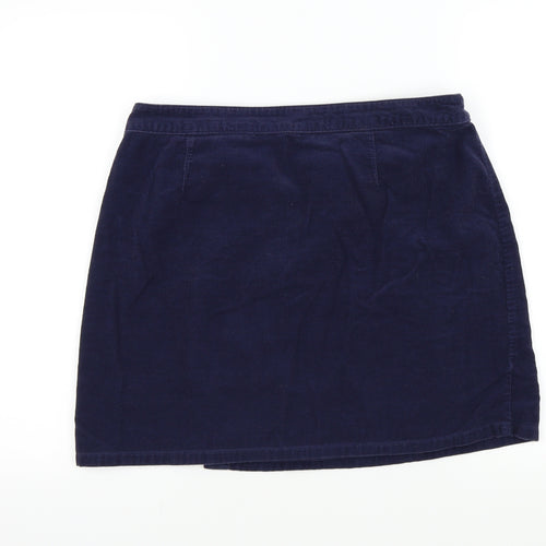 George Womens Blue   A-Line Skirt Size 14  - Wrap Around