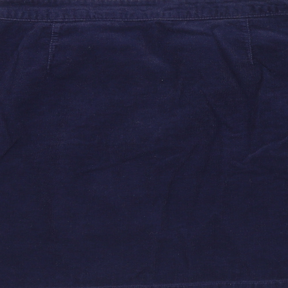 George Womens Blue   A-Line Skirt Size 14  - Wrap Around