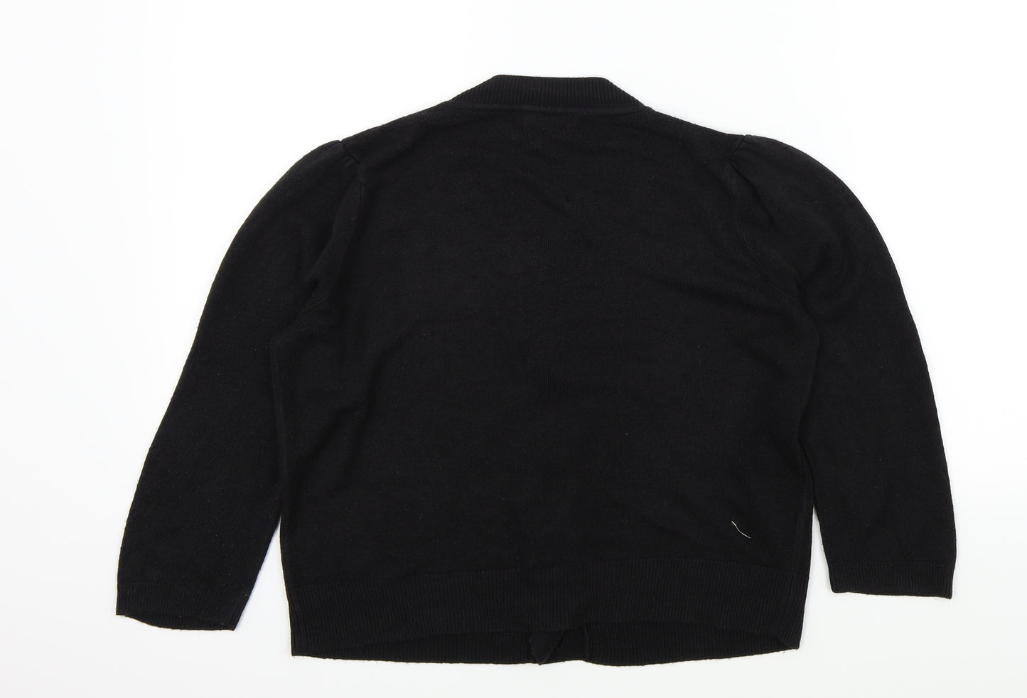 Papaya Womens Black   Cardigan Jumper Size 14