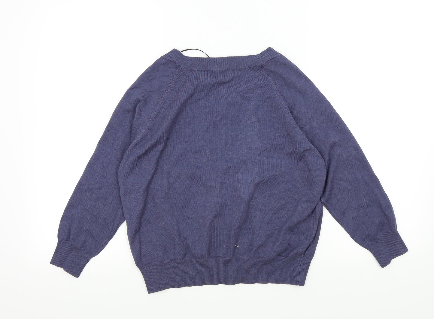 Papaya Womens Blue   Cardigan Jumper Size 12