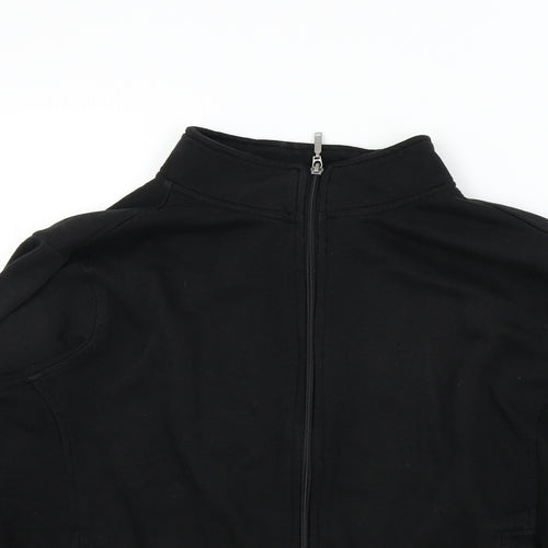 BM Essentials Womens Black   Full Zip Jumper Size M