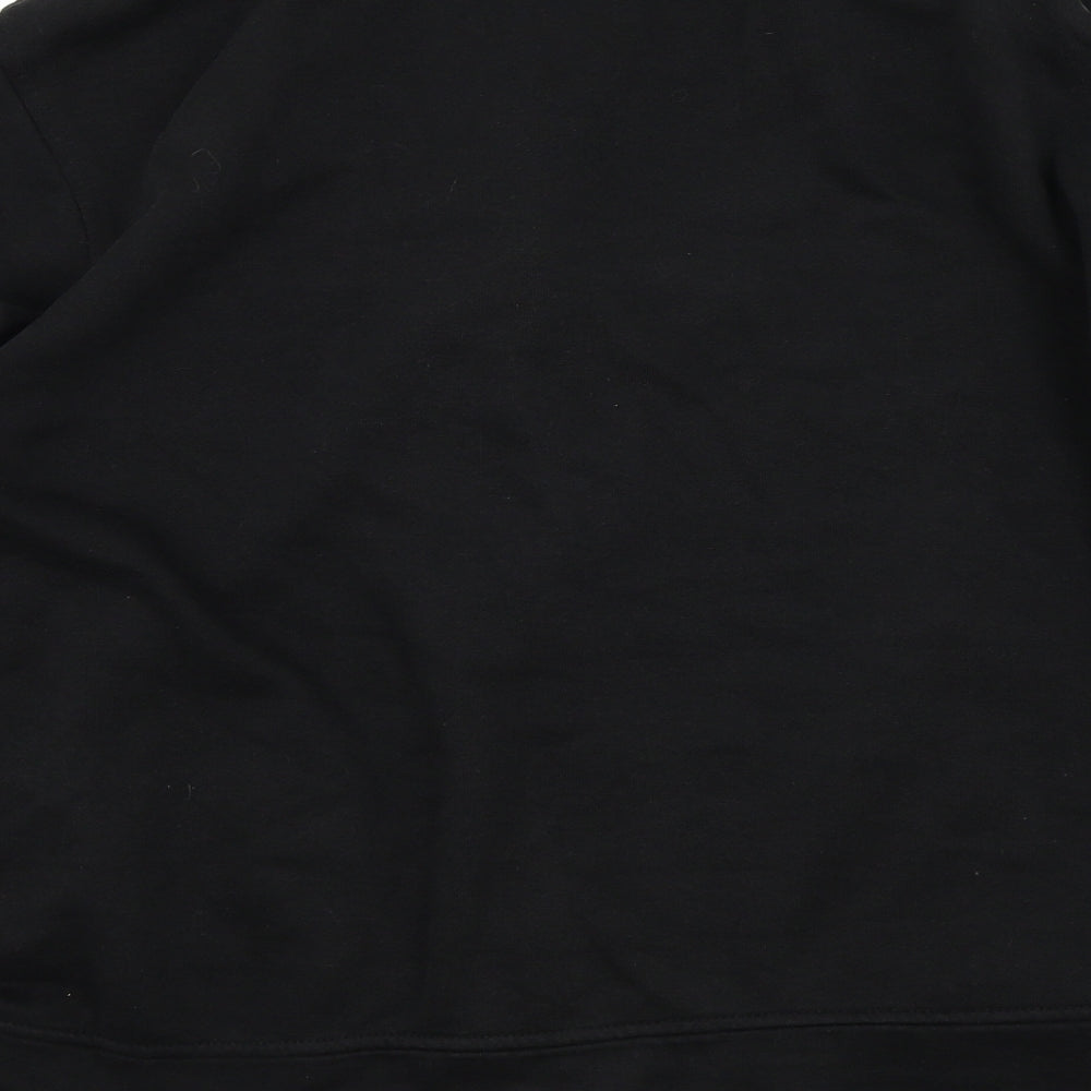 BM Essentials Womens Black   Full Zip Jumper Size M