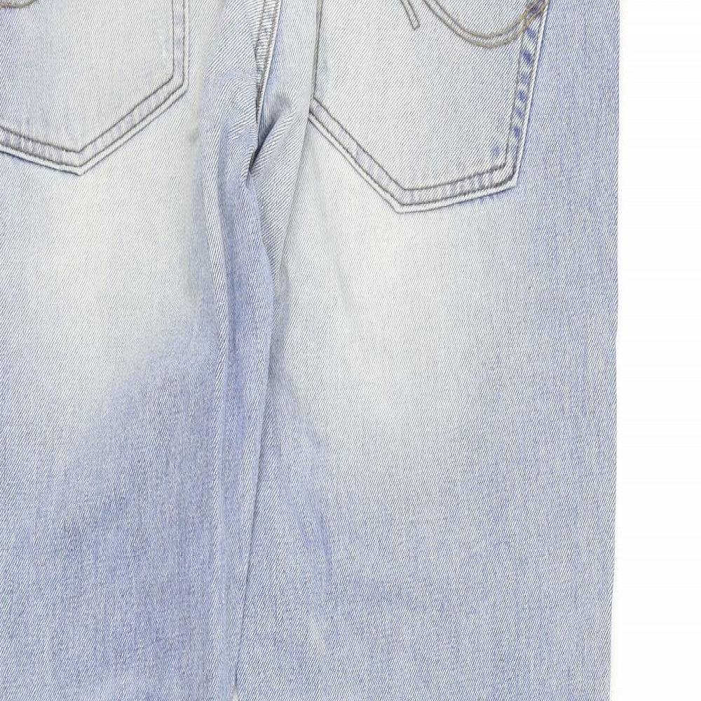 JACK & JONES Mens Blue   Straight Jeans Size 34 L29 in