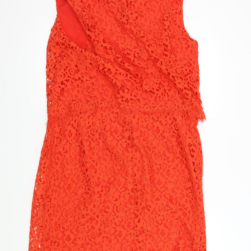 TU Womens Orange   A-Line  Size 18  - Lace Detail