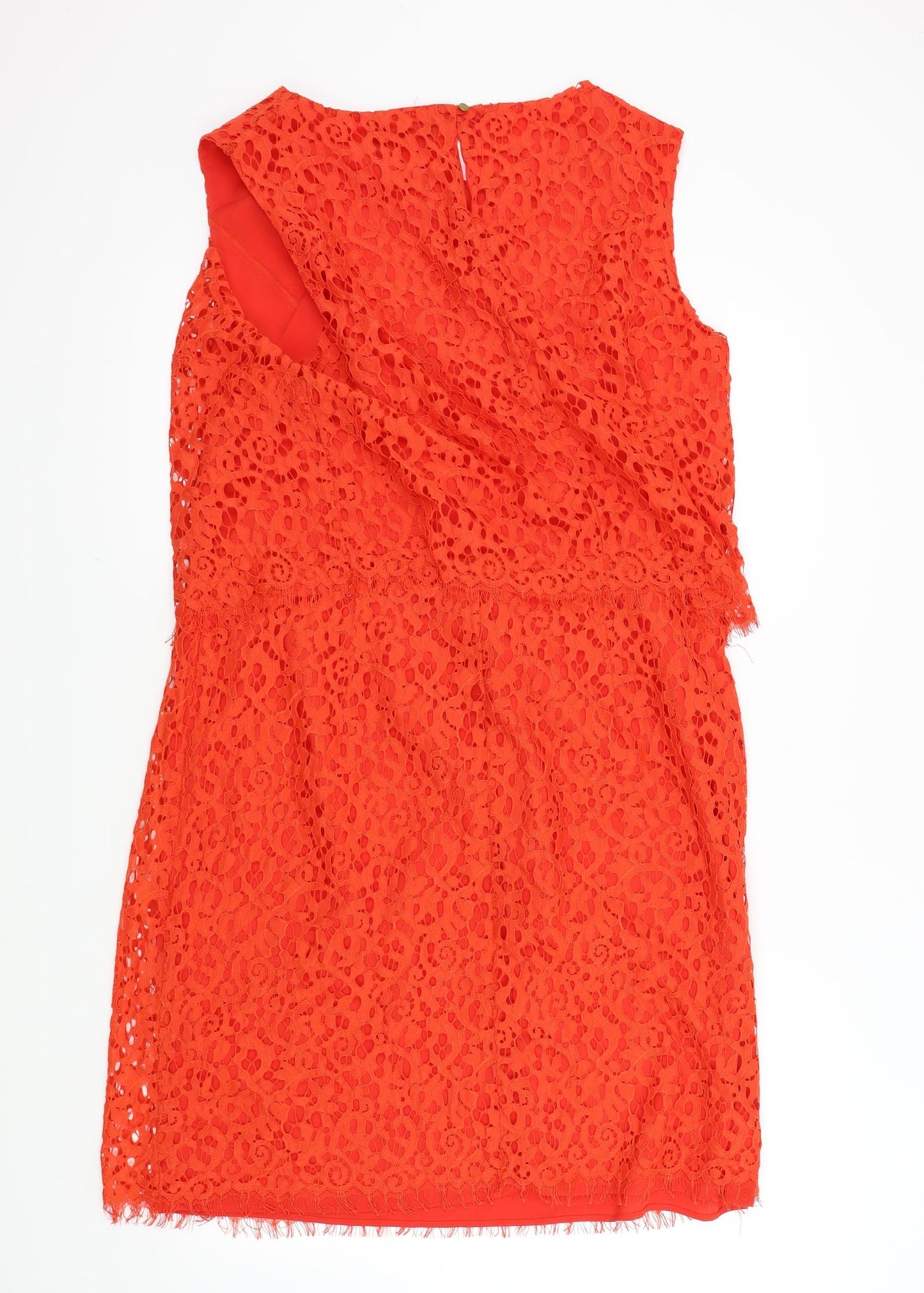TU Womens Orange   A-Line  Size 18  - Lace Detail