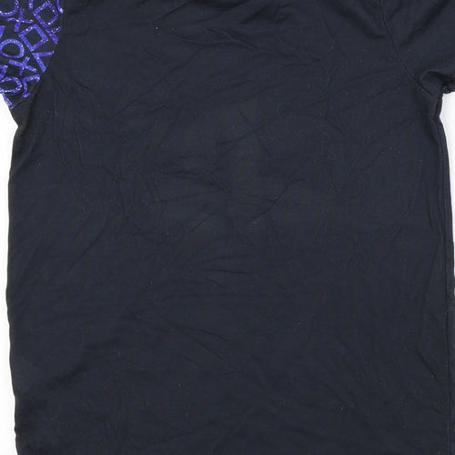 PlayStation Boys Black   Basic T-Shirt Size 10-11 Years  - Playstation