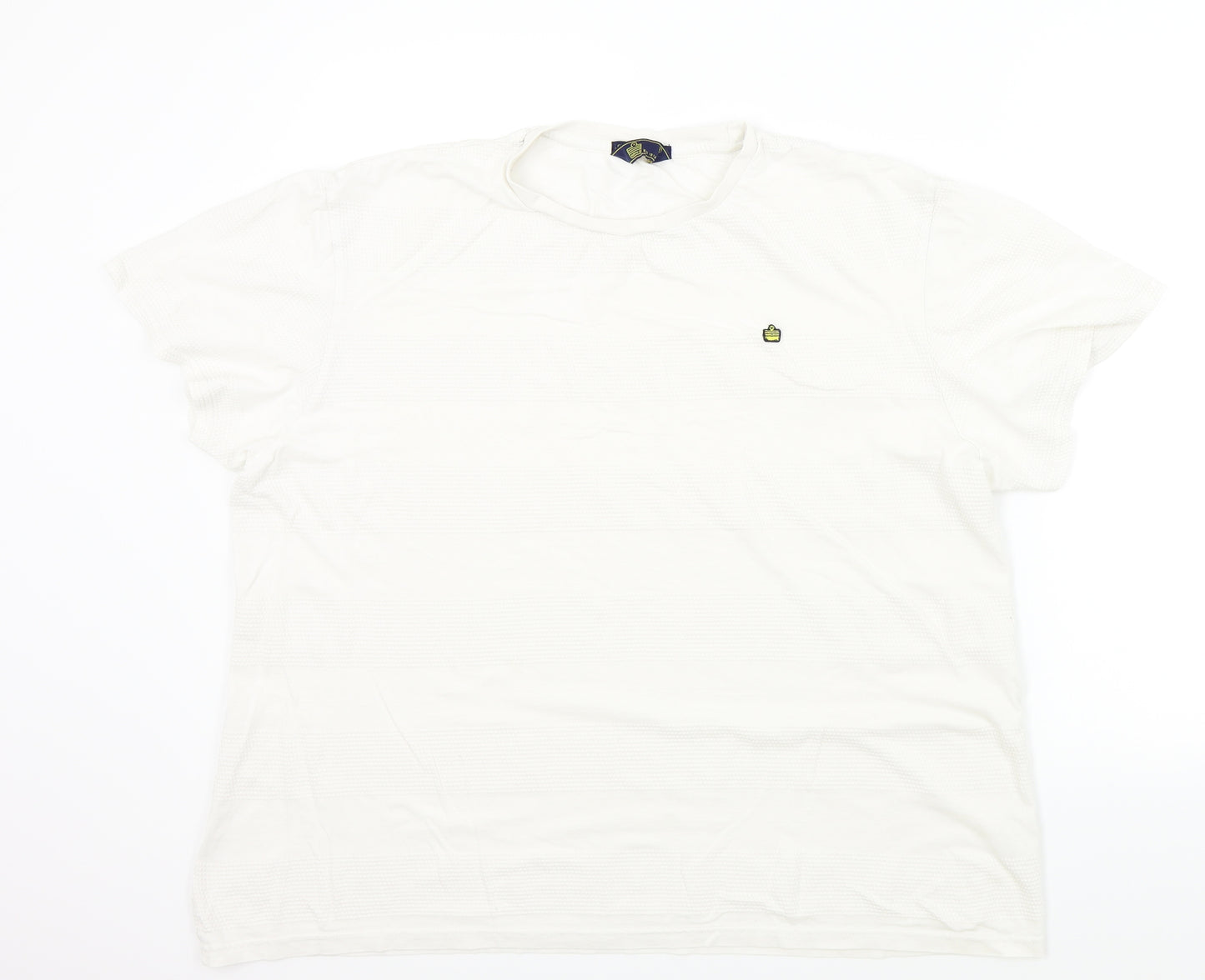 Admiral Mens White Colourblock   T-Shirt Size XL
