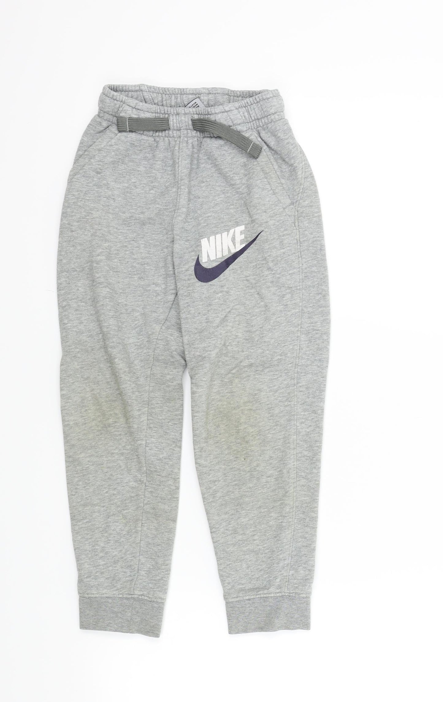 Nike Boys Green Colourblock  Jogger Trousers Size 7 Years