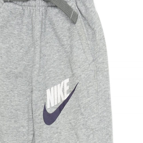 Nike Boys Green Colourblock  Jogger Trousers Size 7 Years