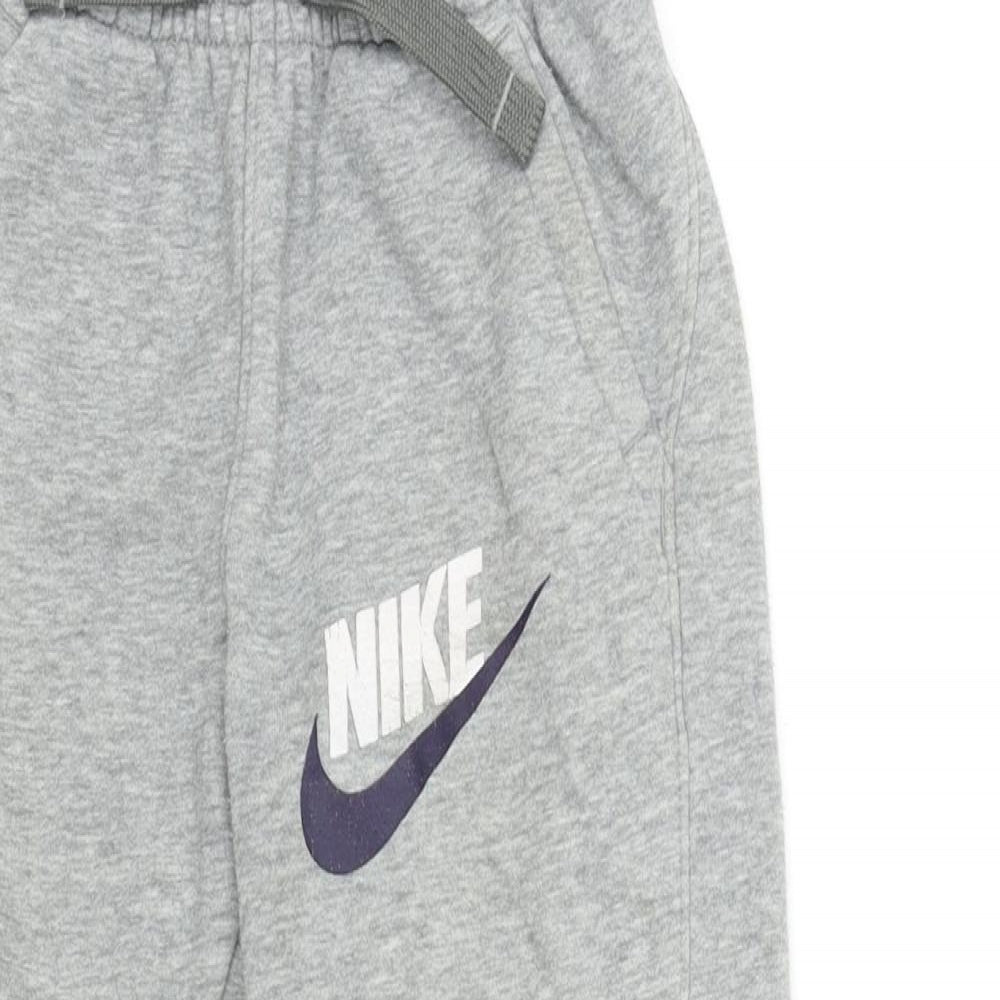 Nike Boys Green Colourblock  Jogger Trousers Size 7 Years