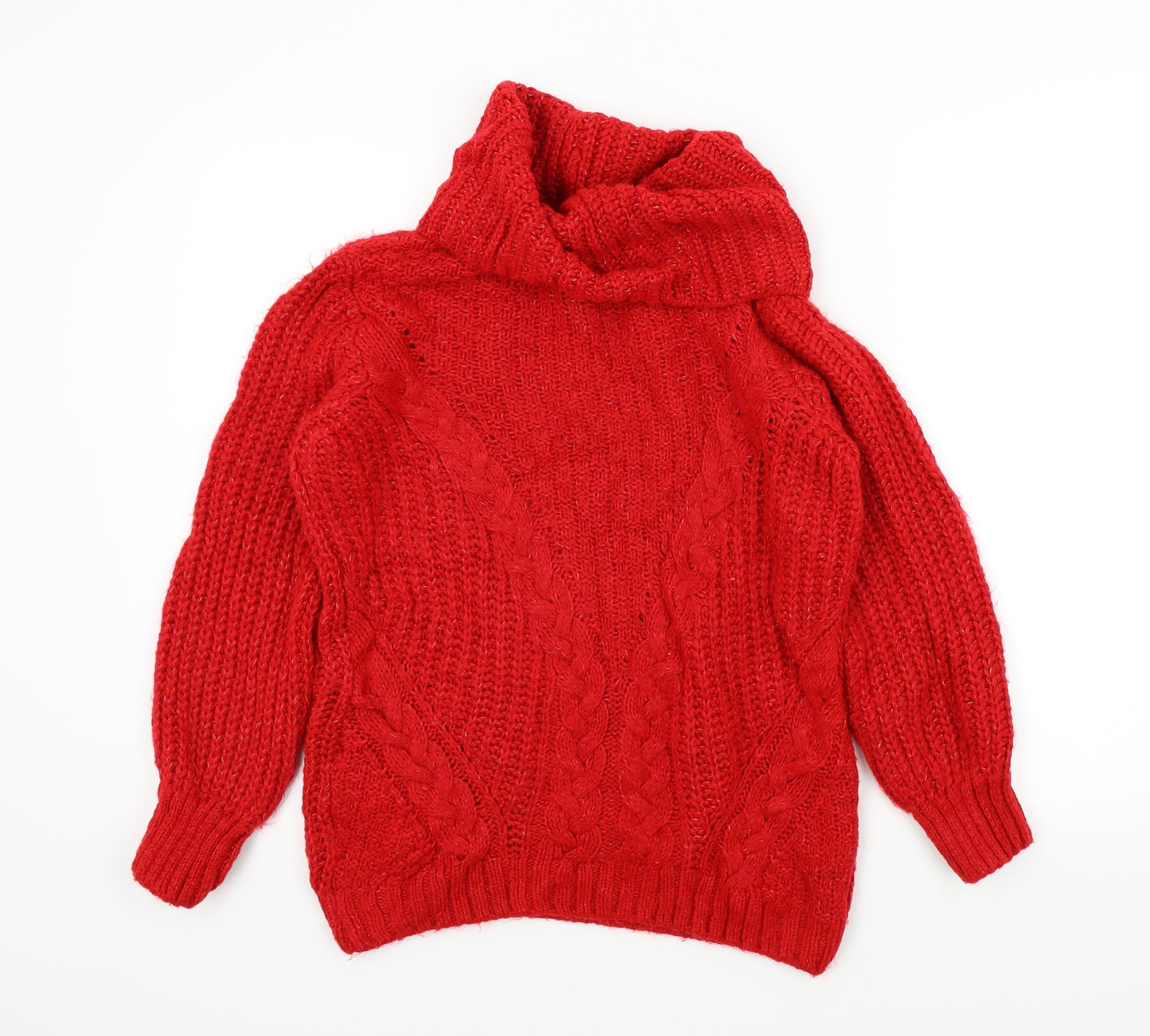 George Womens Red   Pullover Jumper Size 12