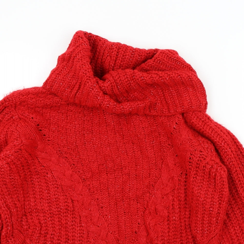 George Womens Red   Pullover Jumper Size 12