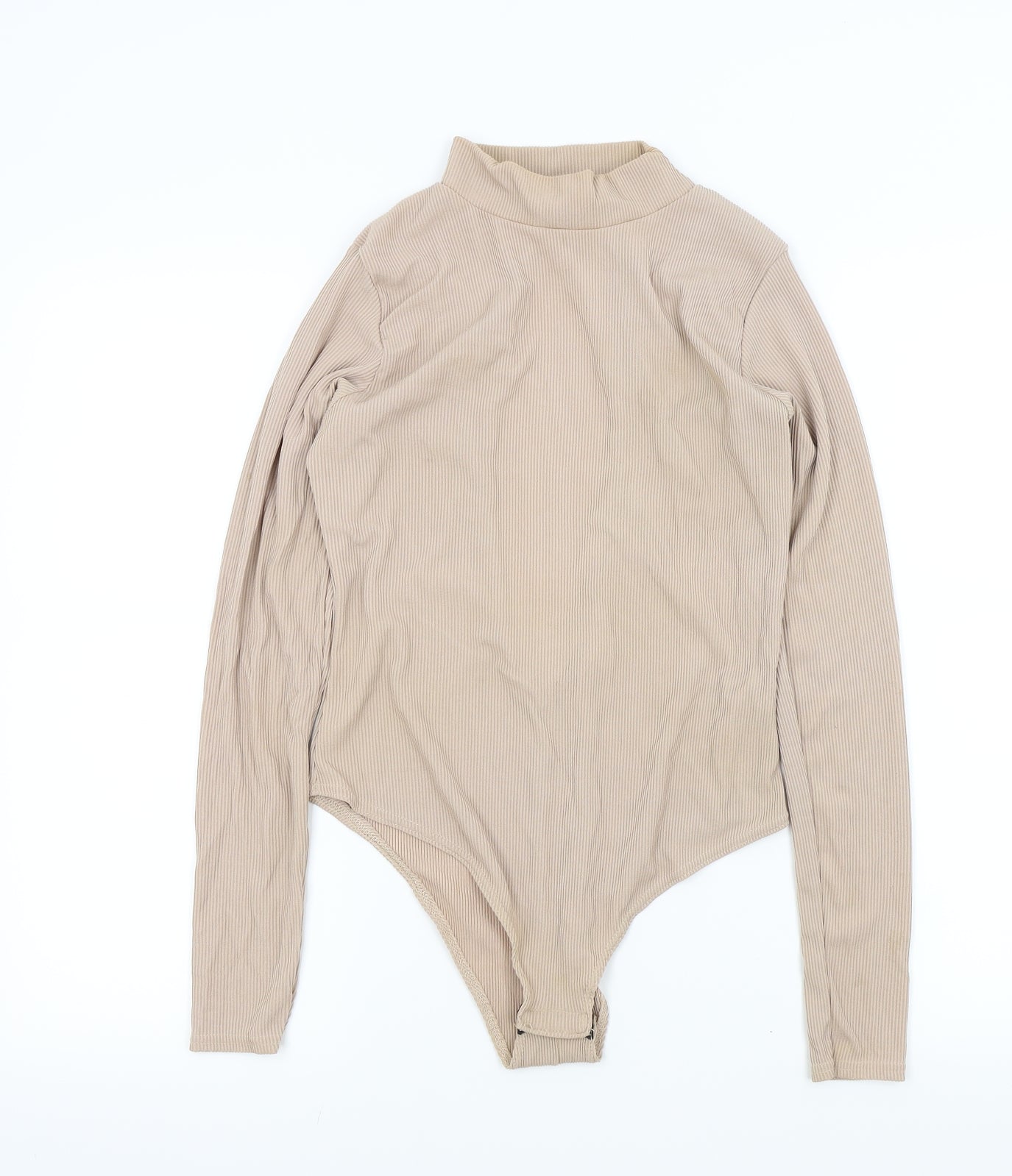 CAMEO ROSE Womens Beige   Bodysuit One-Piece Size 14