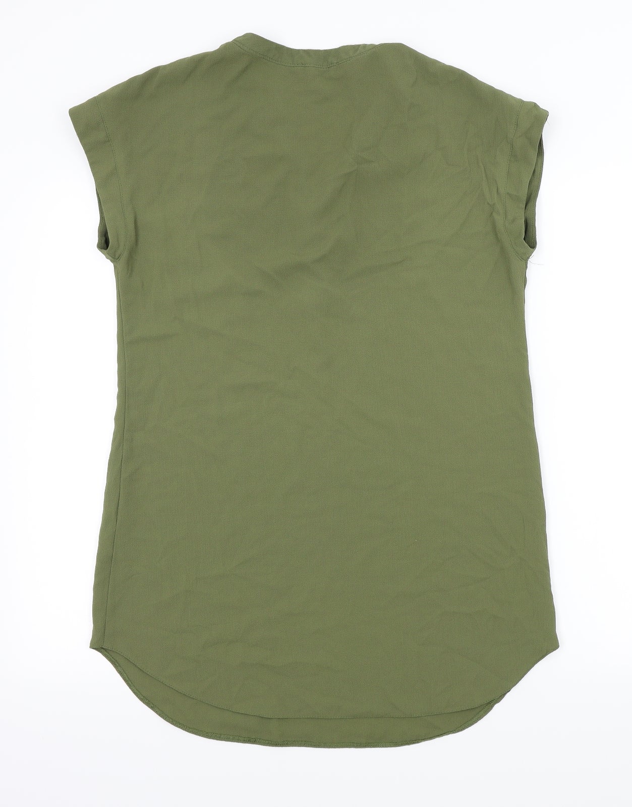 Papaya Womens Green Colourblock  Basic Blouse Size 12