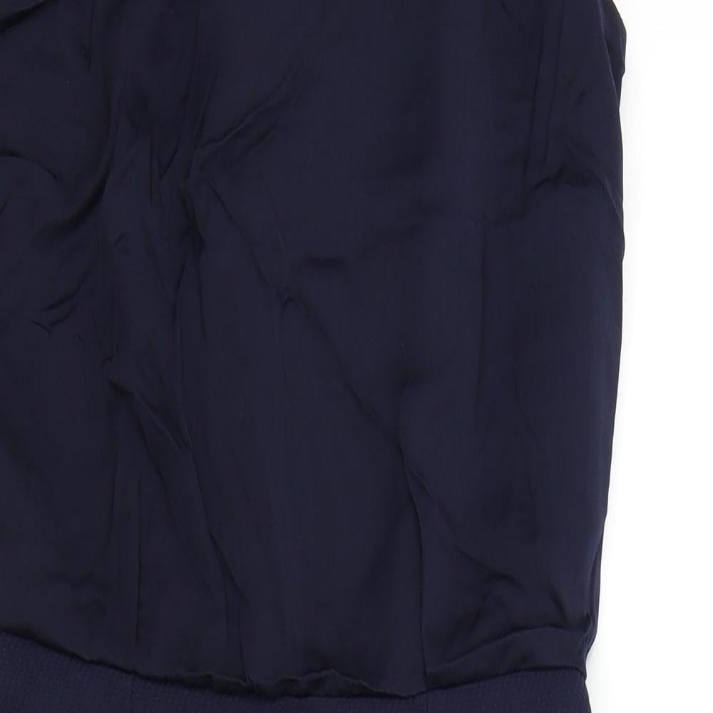 NEXT Womens Blue Colourblock  A-Line  Size 6