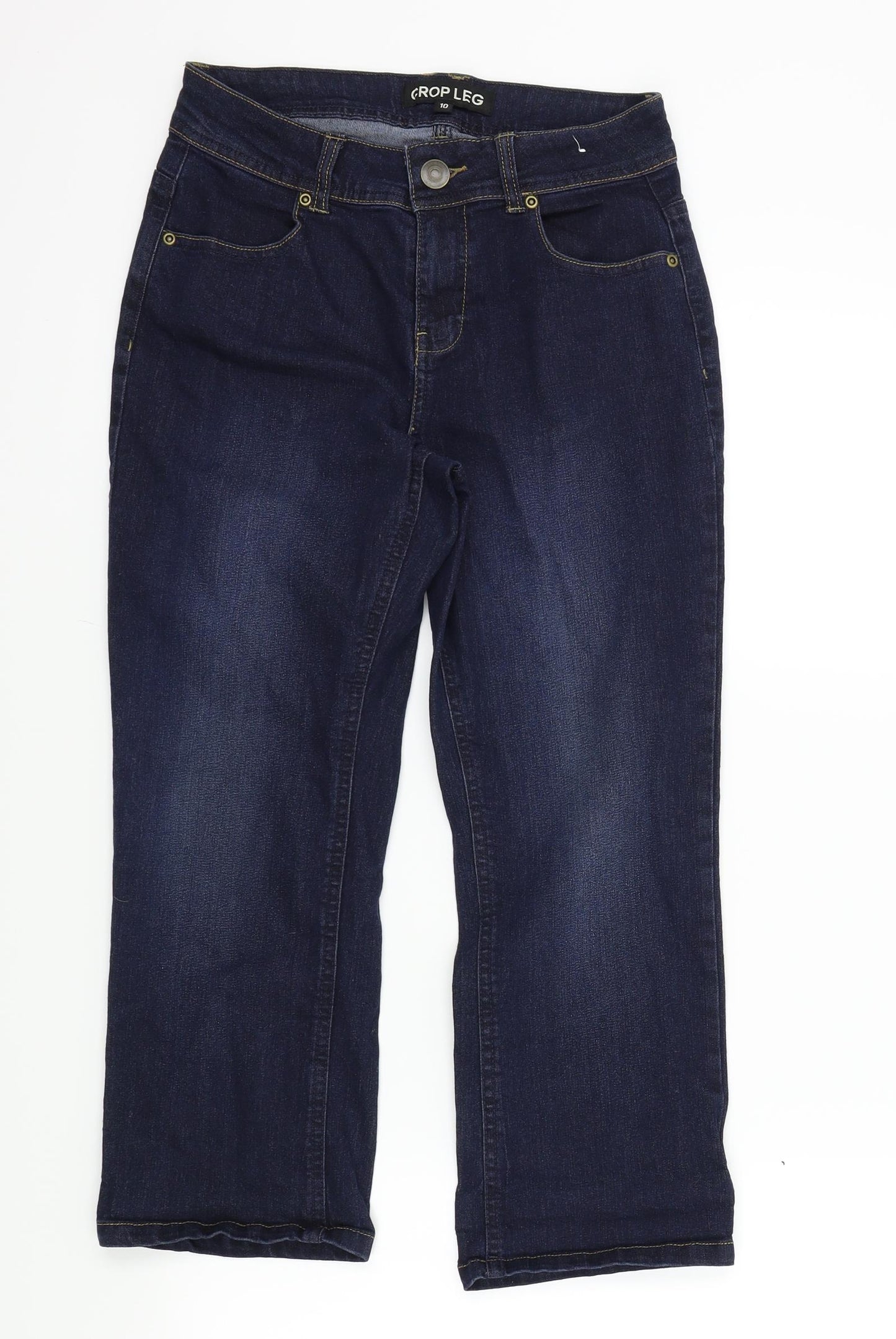 Peacocks Womens Blue   Straight Jeans Size 10 L23 in