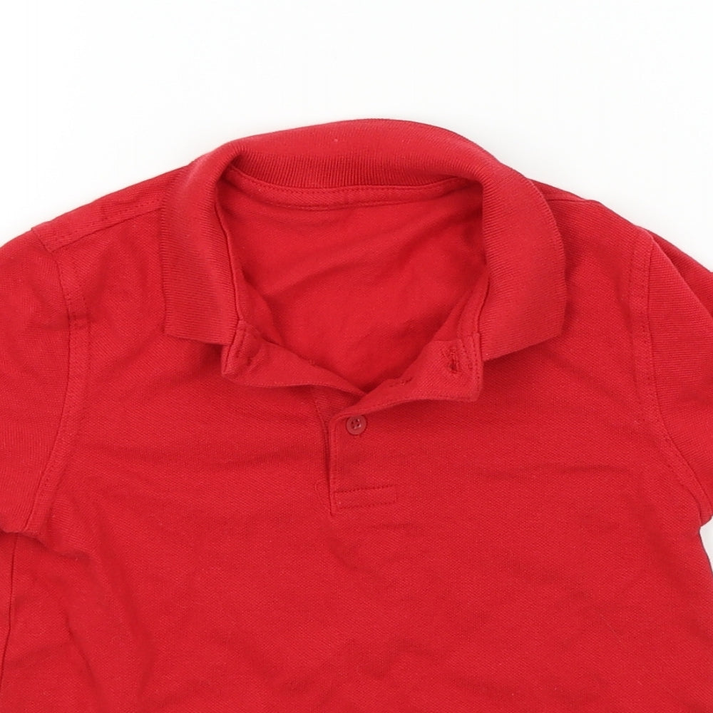George Boys Purple   Basic Polo Size 3-4 Years  - School shirt