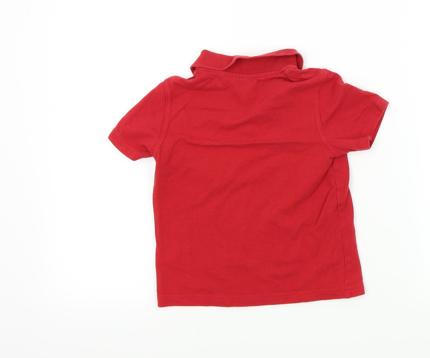 George Boys Purple Colourblock  Basic Polo Size 3-4 Years