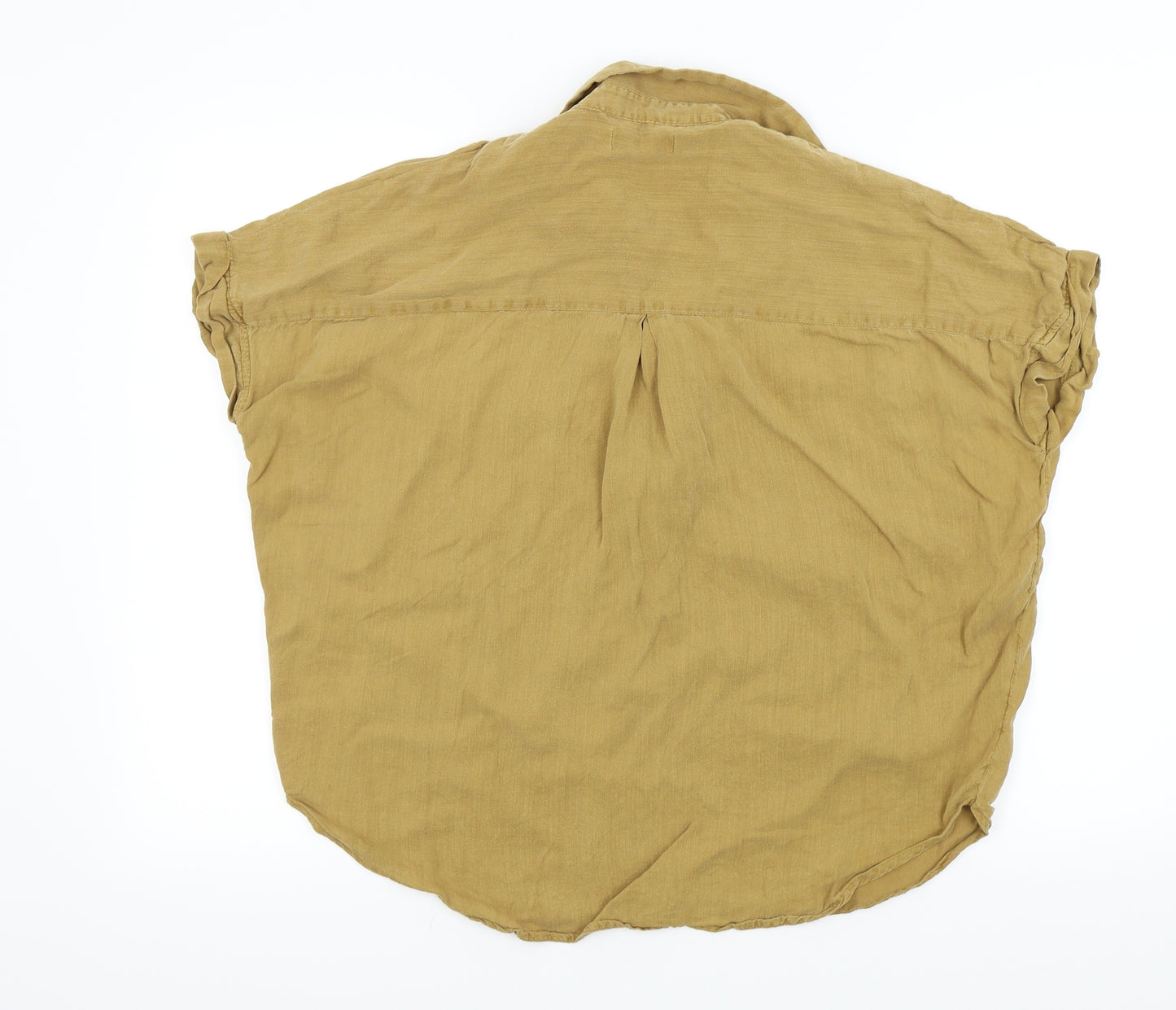 F&F Womens Brown Colourblock  Basic T-Shirt Size 10