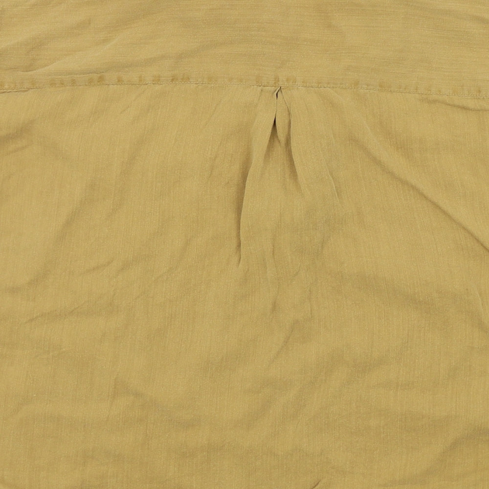 F&F Womens Brown Colourblock  Basic T-Shirt Size 10