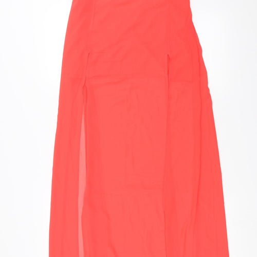 Divided by H&M Womens Red   Maxi Skirt Size 12