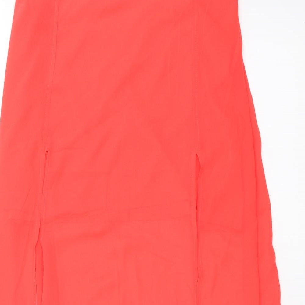 Divided by H&M Womens Red   Maxi Skirt Size 12