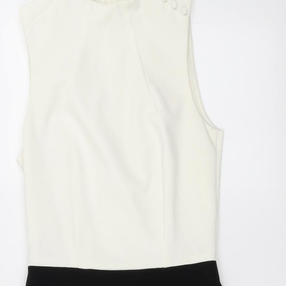 H&M Womens Black   Pencil Dress  Size 12