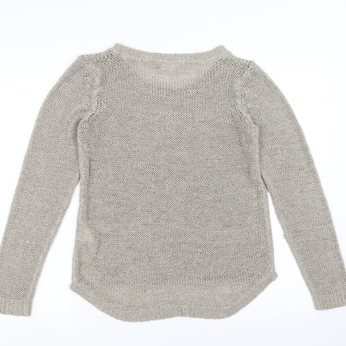 Only Womens Grey   Pullover Jumper Size M