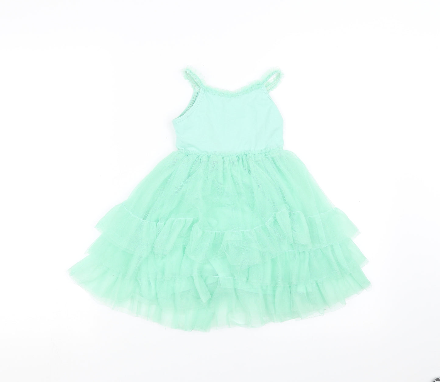 Disney Store Girls Green   Fit & Flare  Size 3 Years  - The Little Mermaid