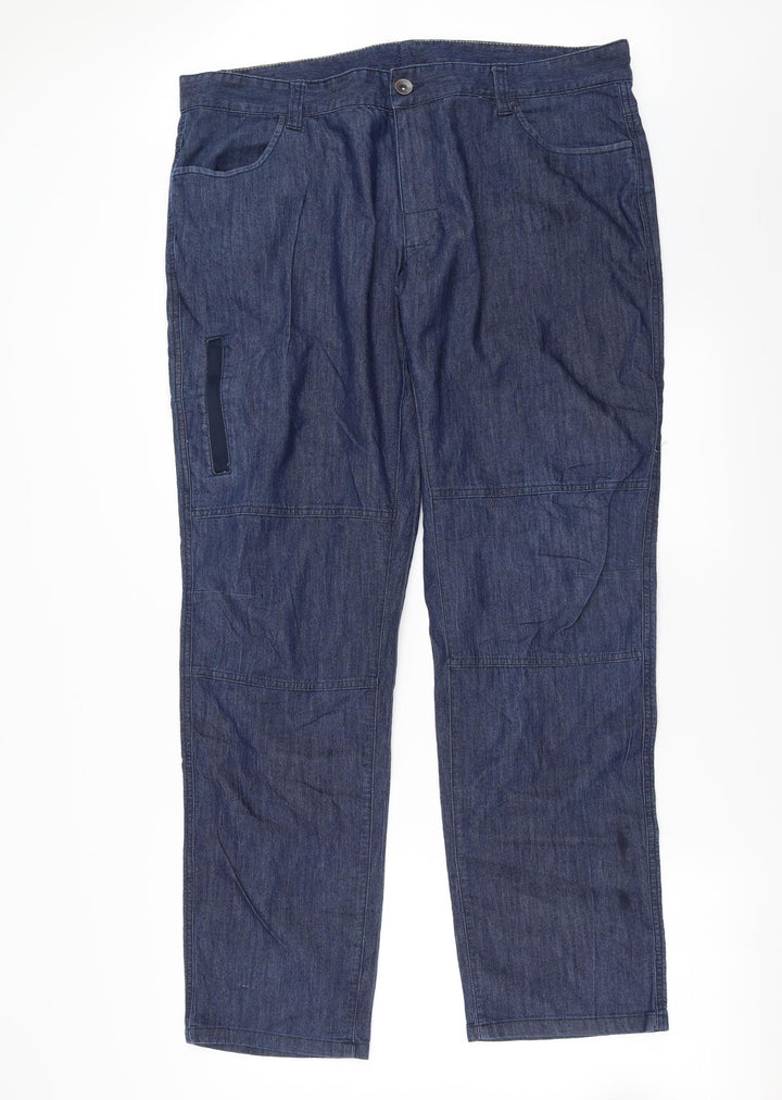 Crane Womens Blue  Denim Straight Jeans Size L L32 in