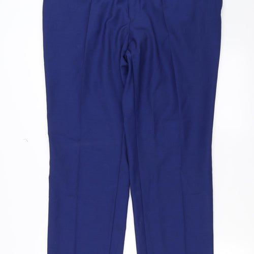 Jaeger Mens Blue   Trousers  Size 42 in L31 in