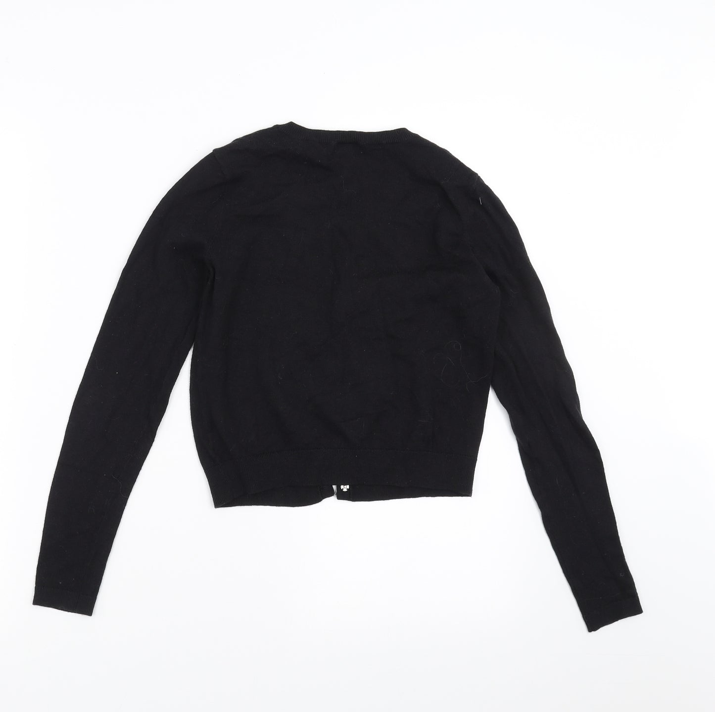 NEXT Girls Black   Cardigan Jumper Size 11 Years  - beaded