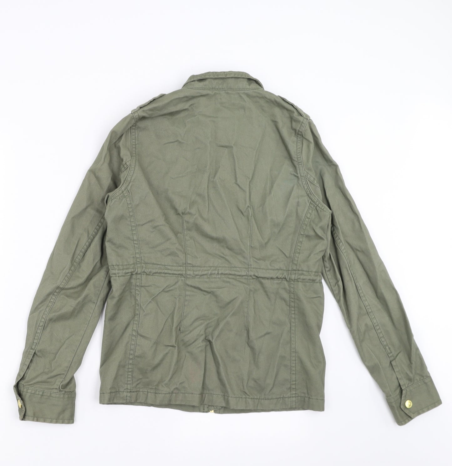 H&M Girls Green  Denim Jacket  Size 11-12 Years