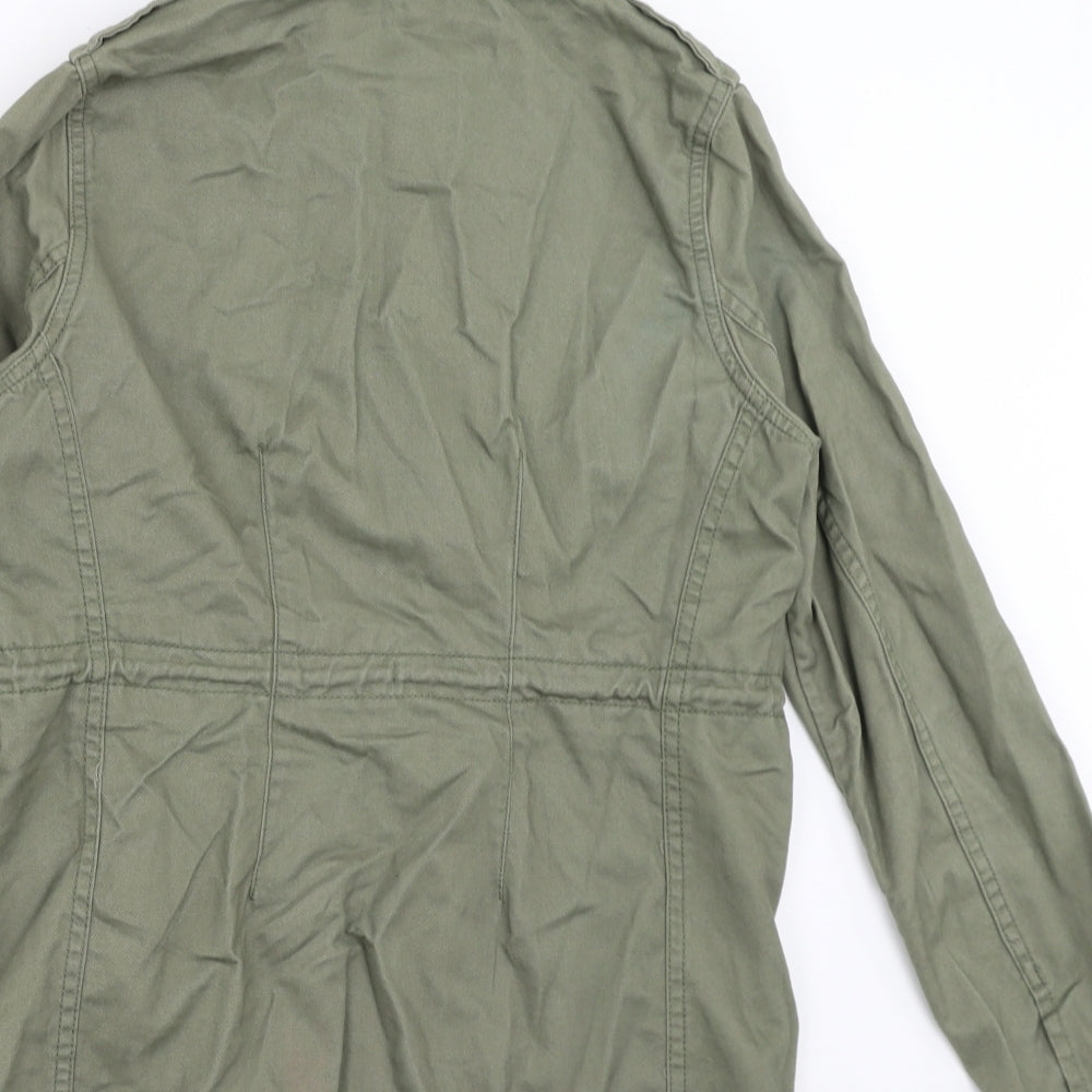 H&M Girls Green  Denim Jacket  Size 11-12 Years