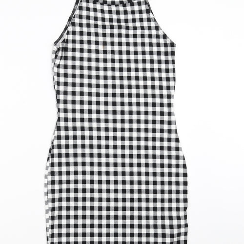 New Look Girls Black Check  Shift  Size 12-13 Years
