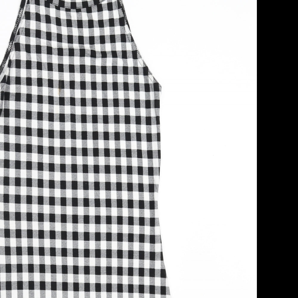 New Look Girls Black Check  Shift  Size 12-13 Years