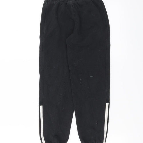 adidas Boys Black   Jogger Trousers Size 6-7 Years