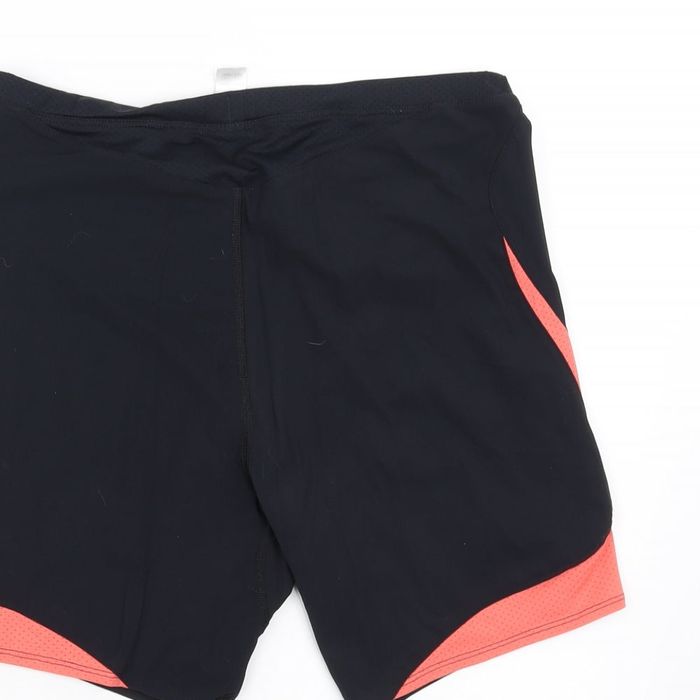 DECATHLON Womens Black   Biker Shorts Size 14