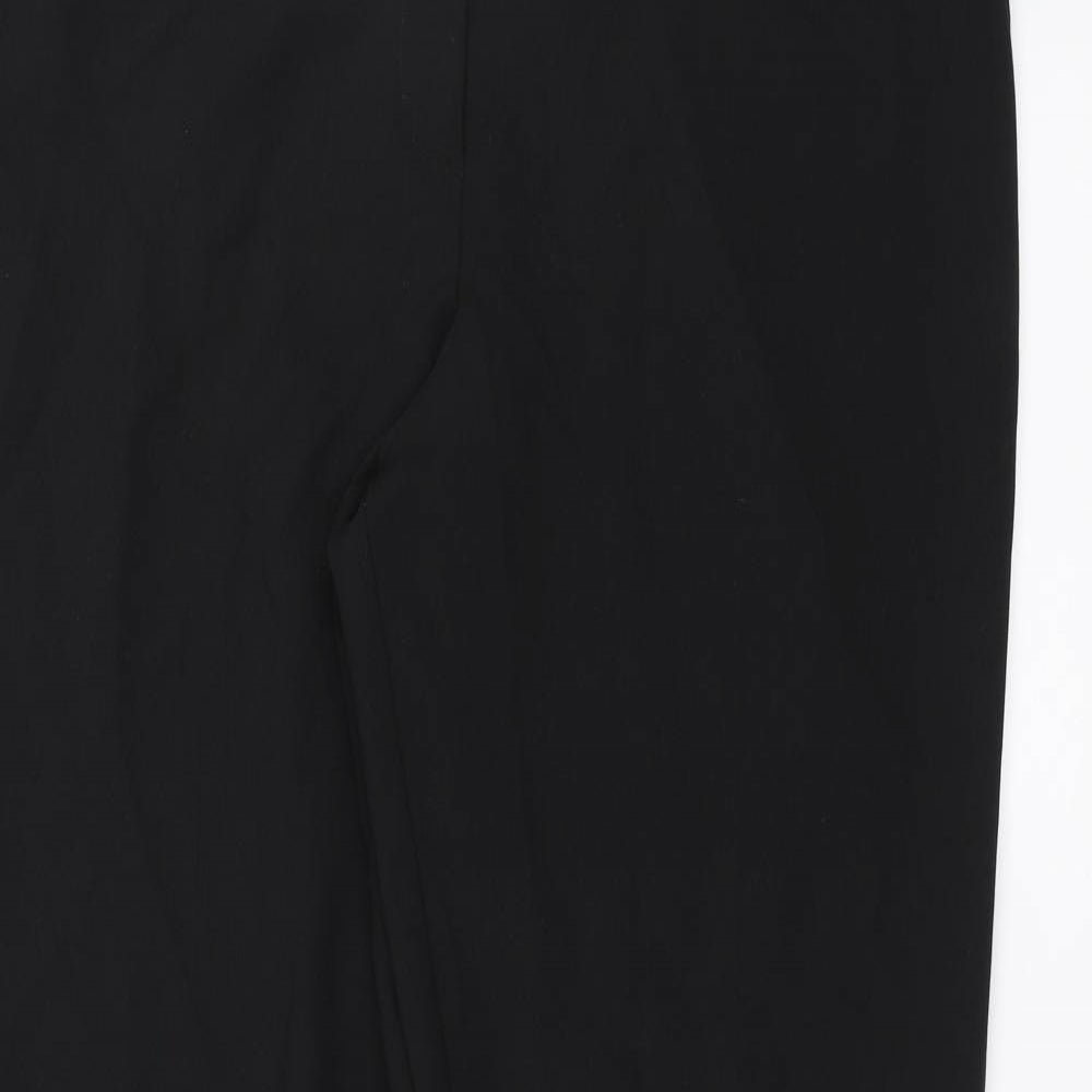 Evans Womens Black   Trousers  Size 18 L32 in