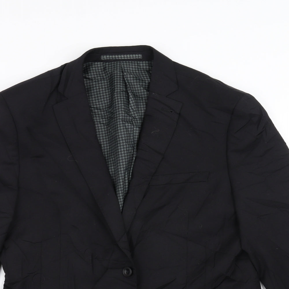 Marks and Spencer Mens Black   Jacket Suit Jacket Size 40
