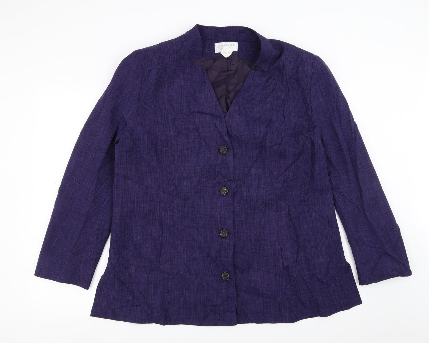 Cotswold Collections Womens Purple   Jacket  Size 20