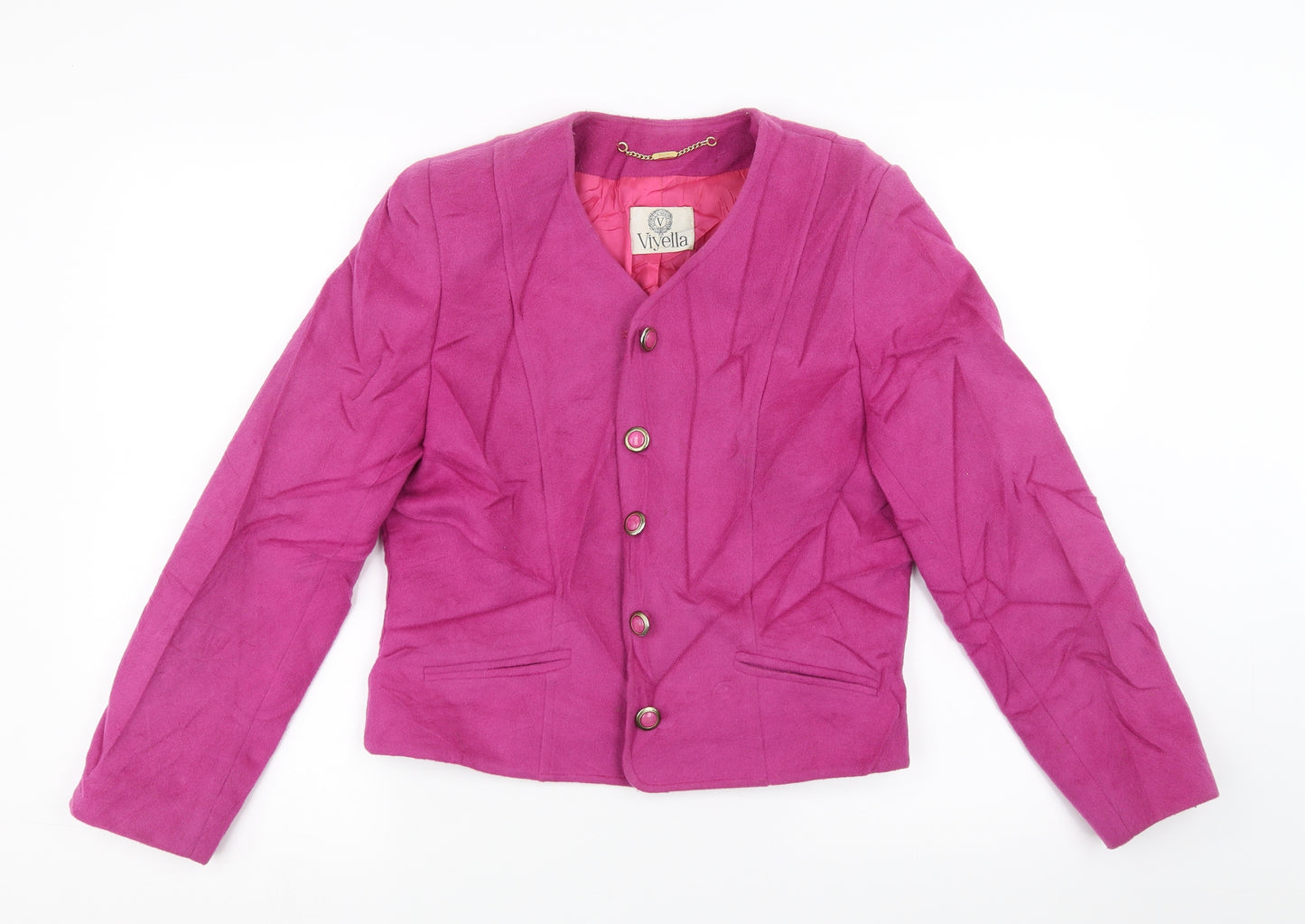 Viyella Womens Purple   Jacket  Size 10