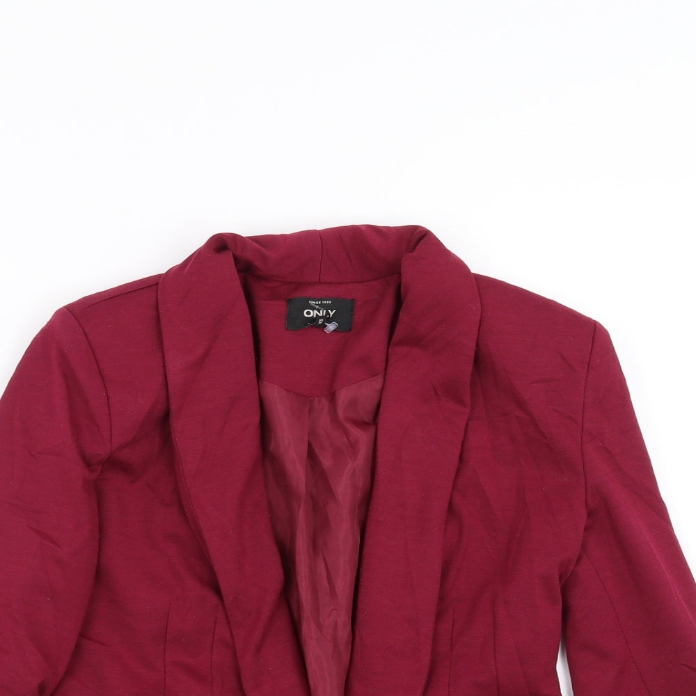Only Womens Purple   Jacket Blazer Size XS